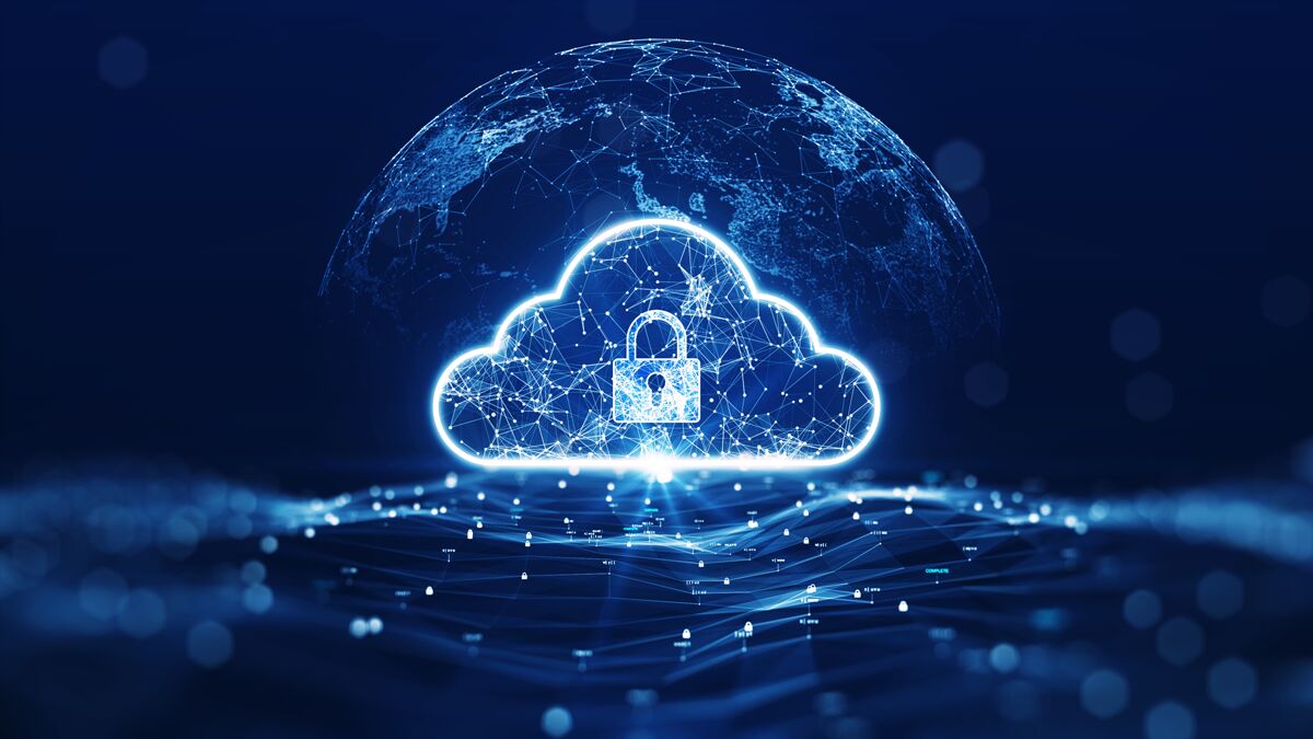 Cloud data security lock