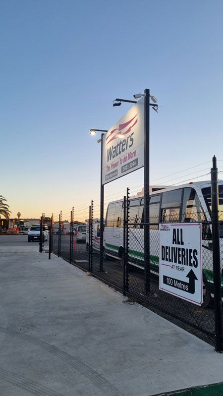 Installation of Gallagher Monitored Pulse fence at the Watters Electrical Shepparton office