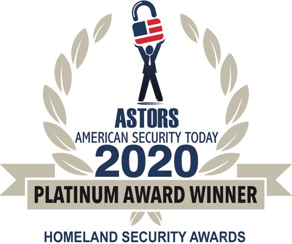2020 ASTORS Platinum Award Winner badge-General Purpose Award badge for 2020 ASTORS Homeland Security Awards.
Command Centre - Best Enterprise Access Control
Proximity and Contact Tracing Report - Best Risk, Crisis Management Product
