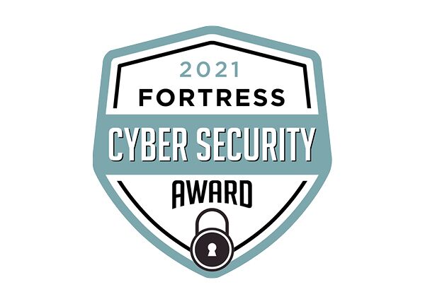 2021 fortress cybersecurity award badge