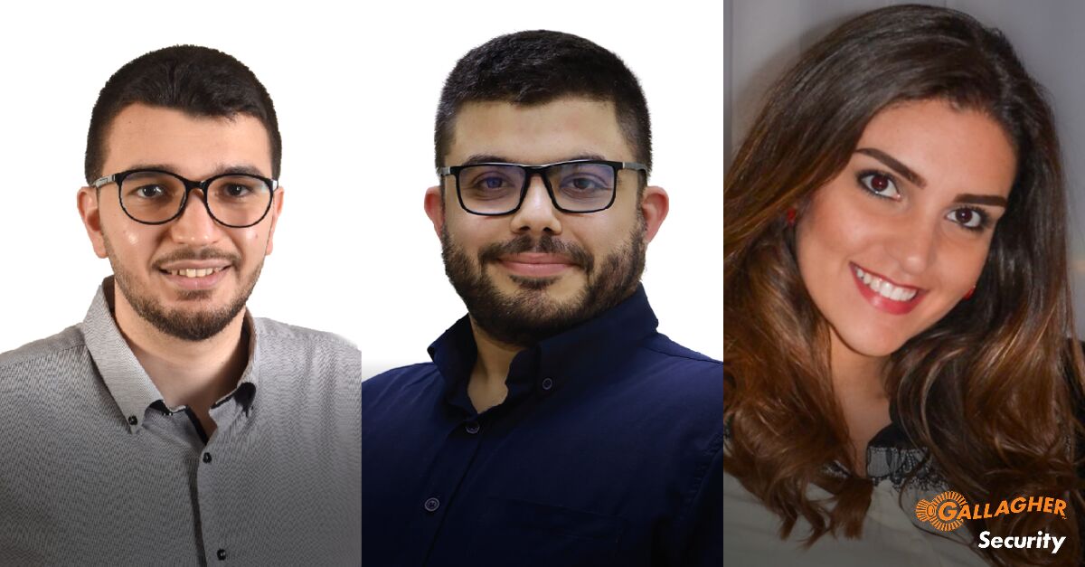 Headshots of three new appointments in the Gallagher Security Middle East team