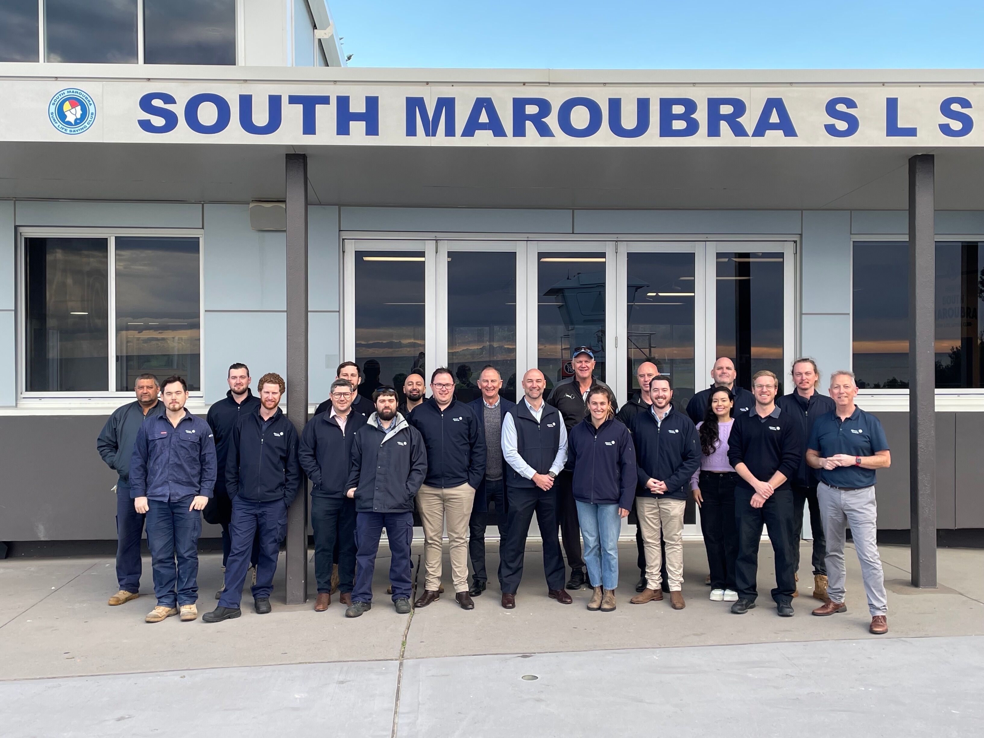 South Maroubra Surf Life Saving Club with JCI and Gallagher Security Teams