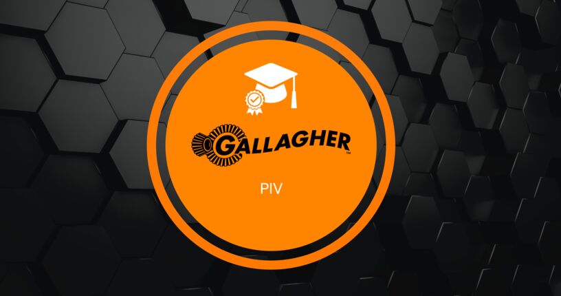 Gallagher PIV Online Course Badge