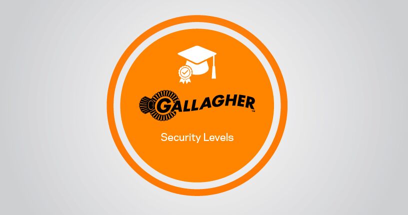 LinkedIn Badge-Security Levels-General Purpose Gallagher Security Levels Training Badge