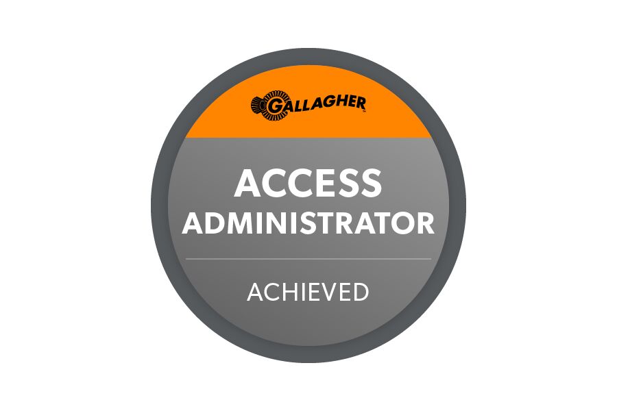 Training Badge Web - EU Access Administrator-General Purpose Gallagher Access Administrator - Achieved Badge