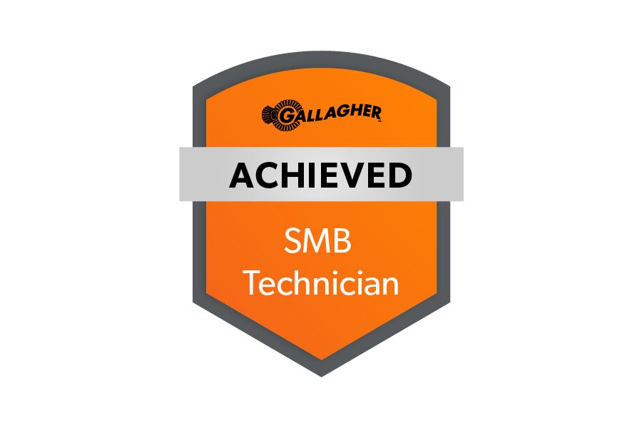 Training Badge Web - SMB Technician-General Purpose Gallagher SMB Technician - Achieved Badge