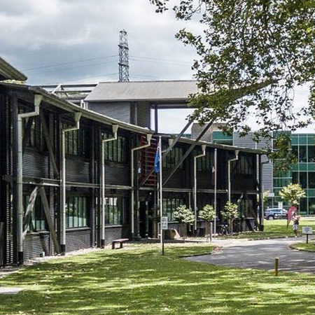 Waikato Innovation Park building and drive