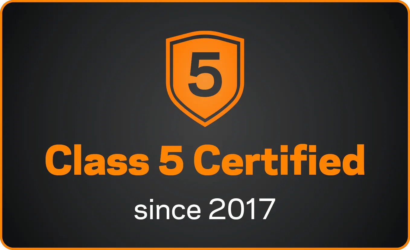 Gallagher - Class 5 Certified Badge - Vertical