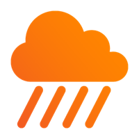 Rain cloud icon