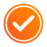 Tick in circle icon