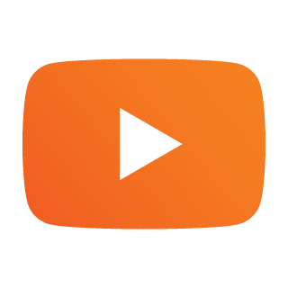 YouTube - orange gradient