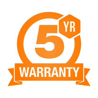 5 Year Warranty Icon