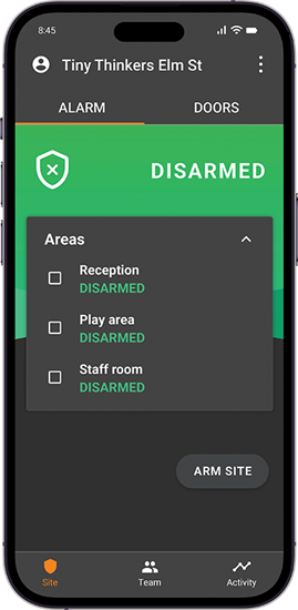 Dark mode access control