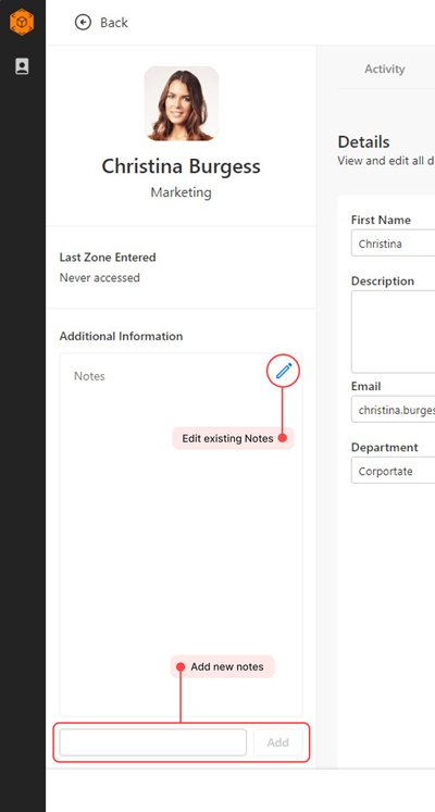 Gallagher Command Centre Cardholder screenshot