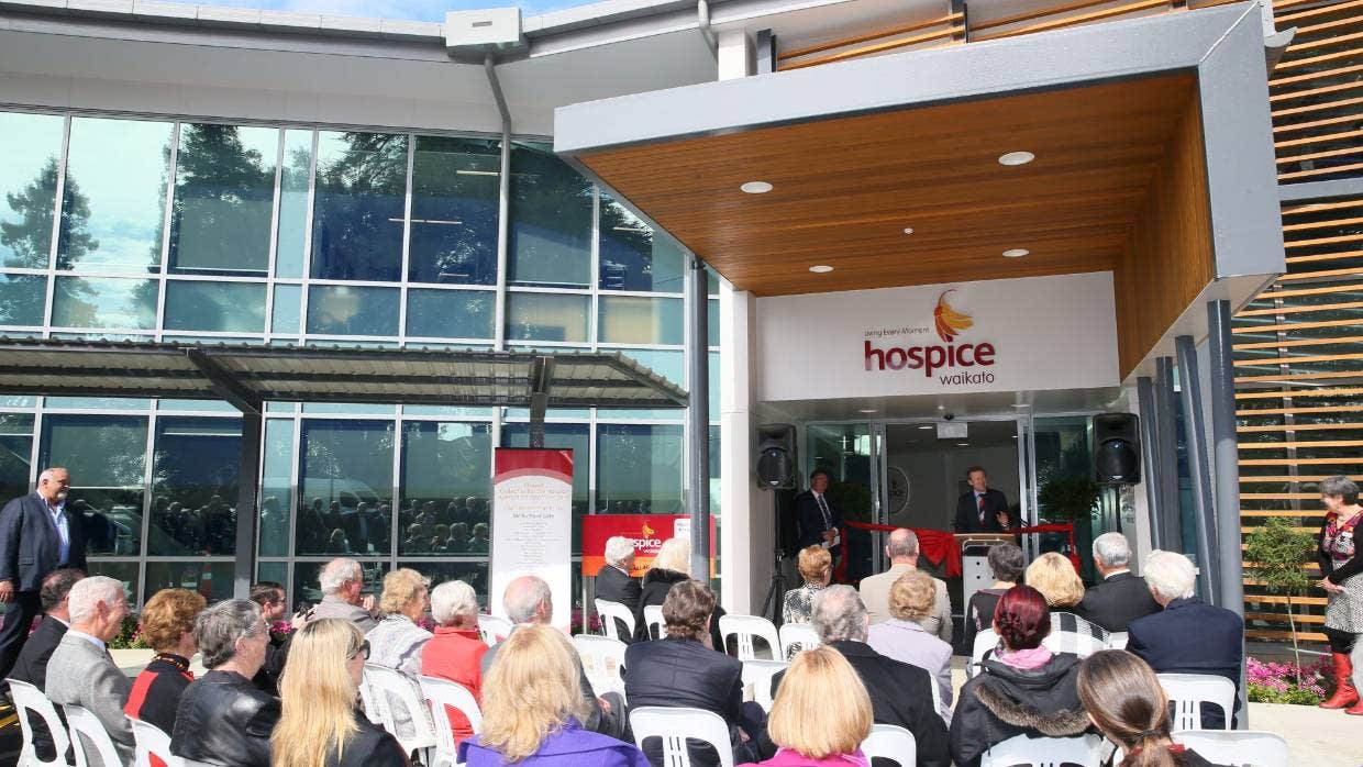 Hospice Waikato celebrates opening of new hub and increased parking space. 